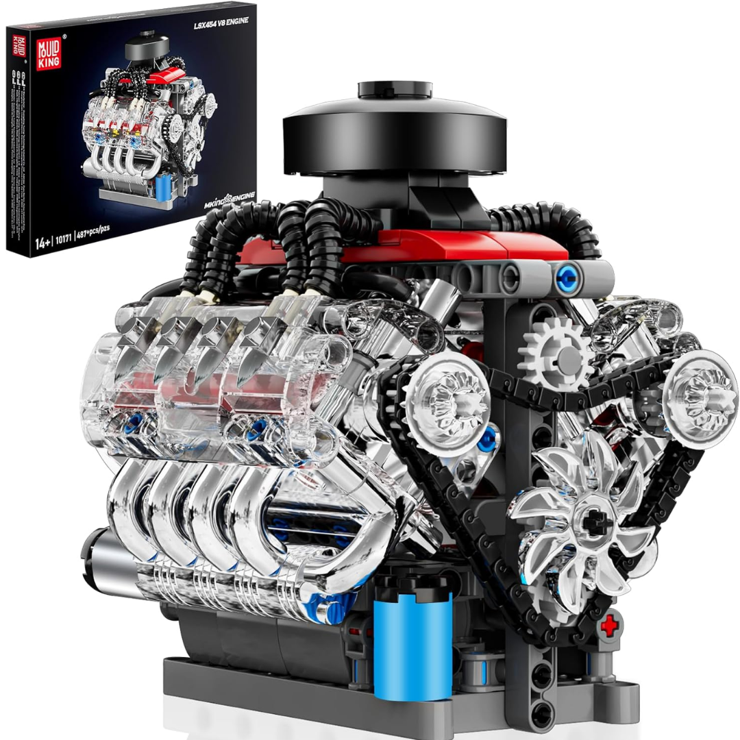 3D Printed V8 Engine Buildable Mechanical Kit 