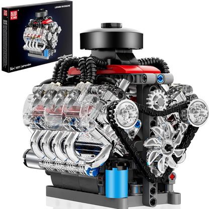 3D Printed V8 Engine Buildable Mechanical Kit 